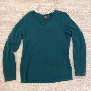 Cashmere sweater - forest green